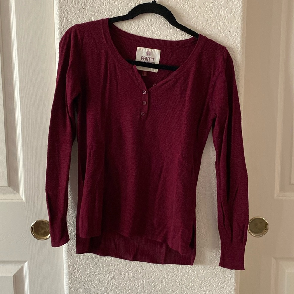 Red layering top